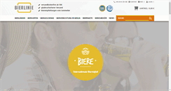 Desktop Screenshot of bierlinie-shop.de